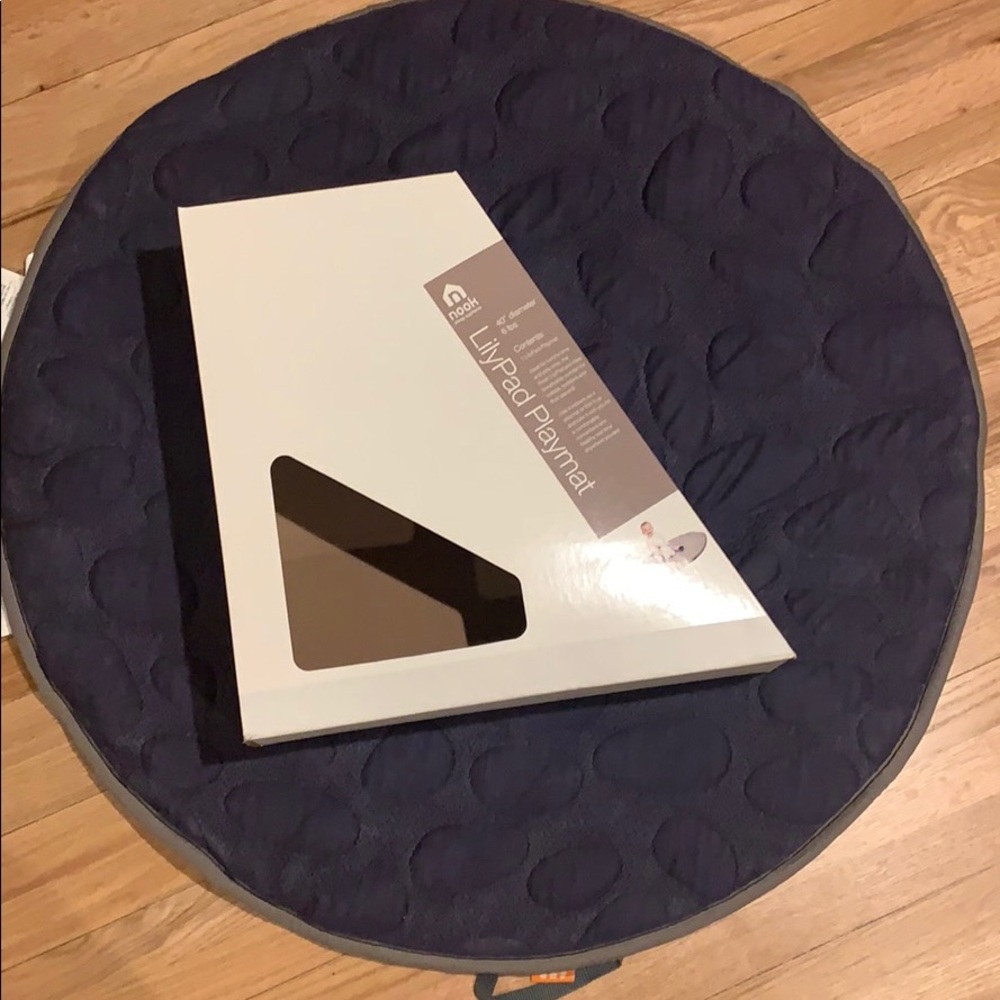 Nook Lilypad round play mat pacific pebble NEW